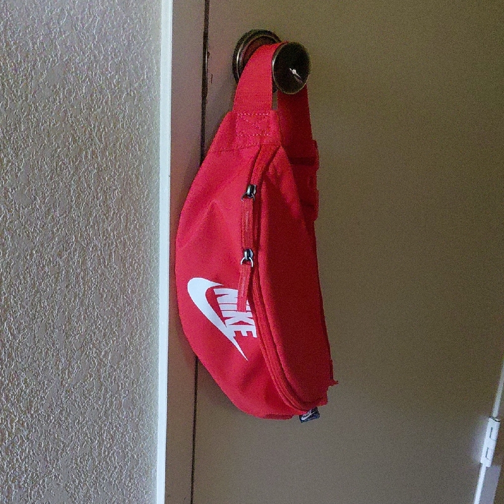 Nike Red Belt Bag for Men